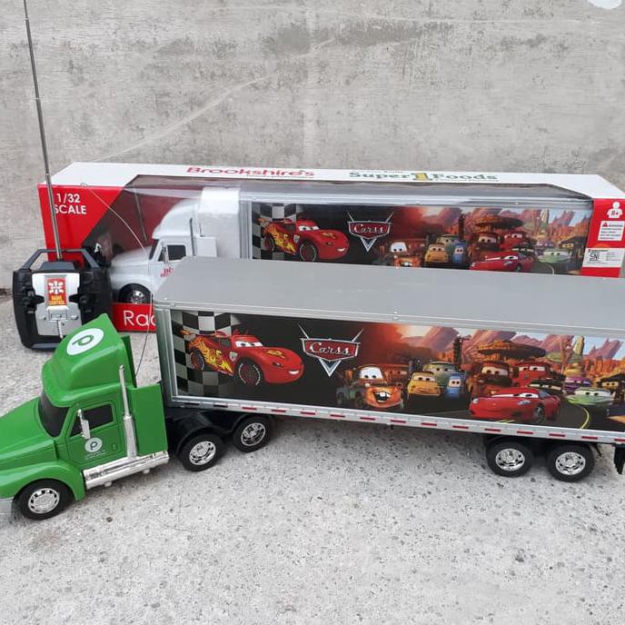 RC truk kontainer ( alat berat, trailer, truck remote control )