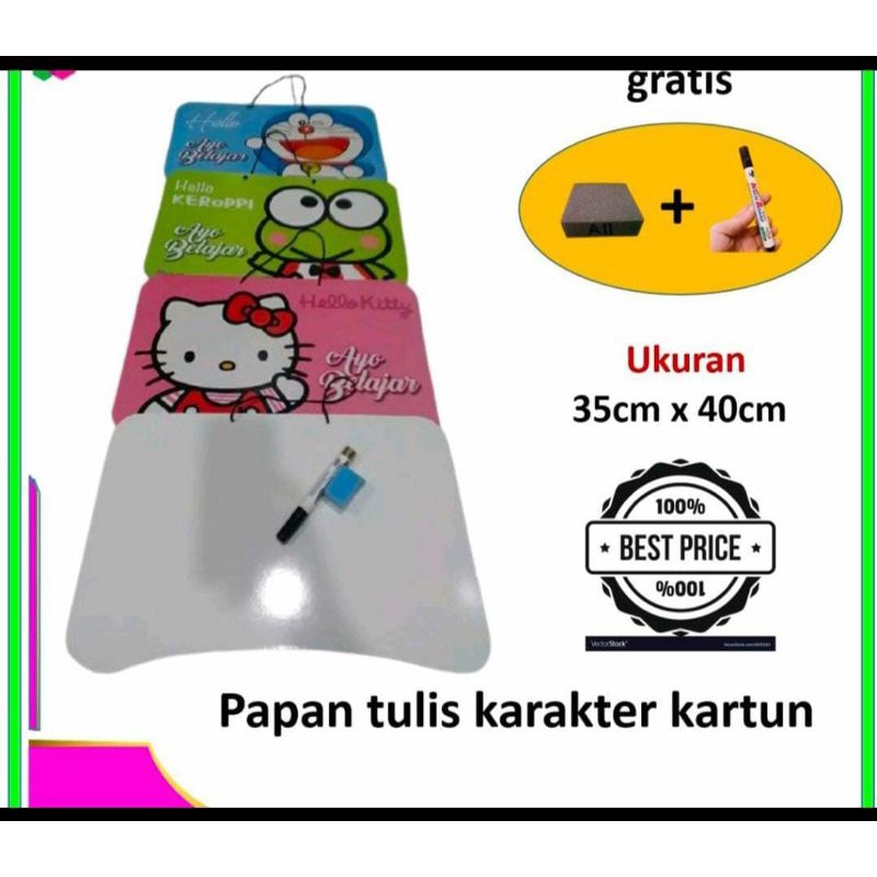 

papan tulis karakter