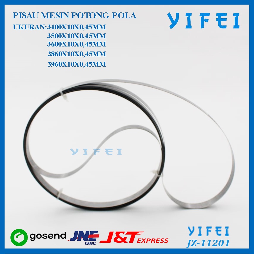 Pisau mesin potong pola / Band Knife / YIFEI-11201 - 3400x10x0,45mm