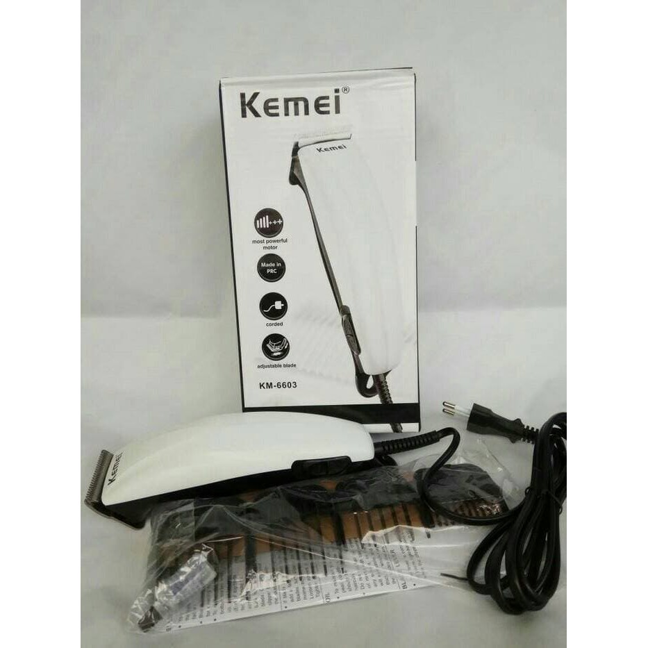 Kemei Alat Cukur Rambut Listrik Km-6603 Mesin Cukur Hair Clipper