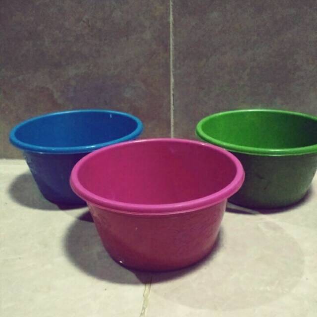 Baskom kecil/mangkok plastik