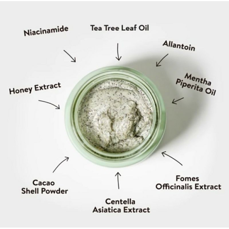 NPURE Clay Mask Centella Asiatica Chocomint