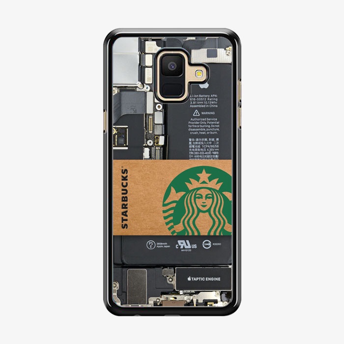 Case Casing Softcase Cover Samsung Galaxy A6 A7 A8 A9 2018 Plus Machine Board iPhone Starbucks YD031