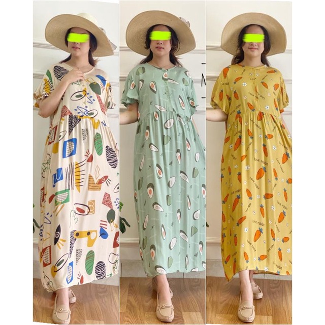 BISA COD MONA DRESS DASTER HOME DRESS HOMEYDRESS DAILY DRESS BAJU TIDUR HAMIL MENYUSUI BUSUI RAYON M