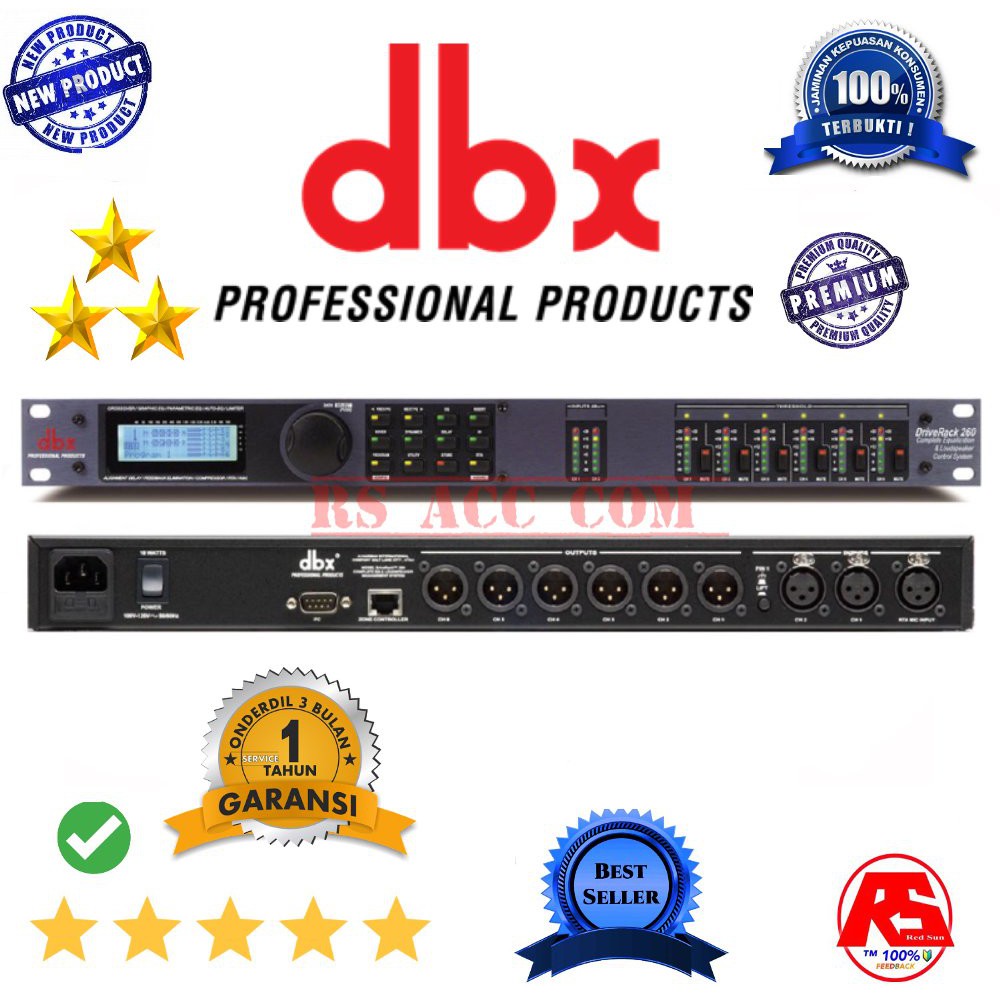 Speaker Management DBX Drive Rack PA 260 professional