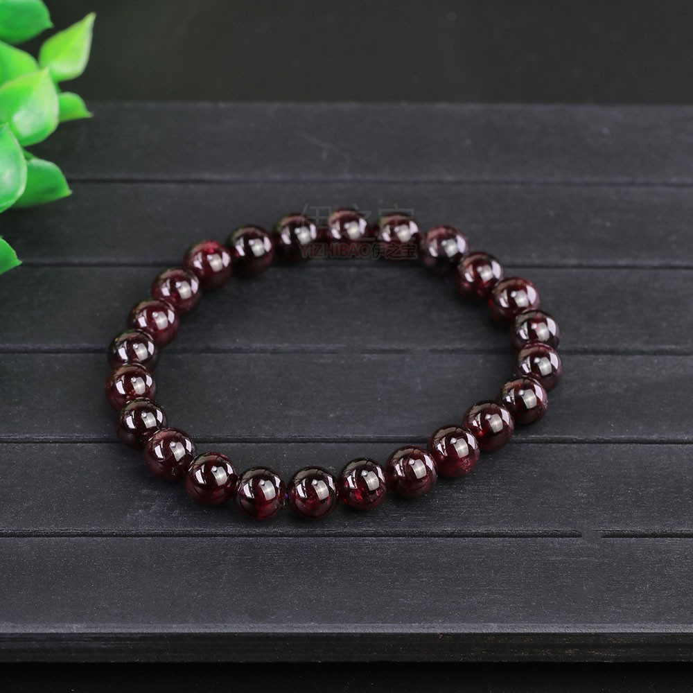 Gelang Batu Kesehatan Red Garnet Merah