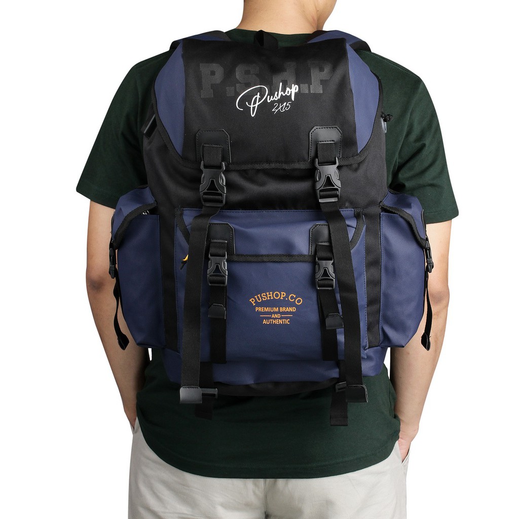 BACKPACK PUSHO STONE Free Raincover PUSHOP AUTHENTIC