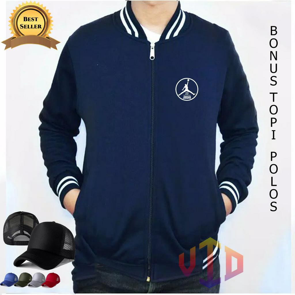 FREE TOPI .... BISSBOLL RESLETING JORDAN 23 MOTIF PUTIH+TOPI//Sweatshirt Hoodie Pria/Wanita//Sweater