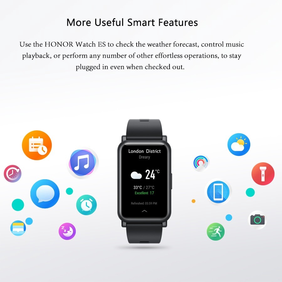 Huawei fit HONOR Smart Watch ES AMOLED Display Sport Smartwatch Jam Tangan-2