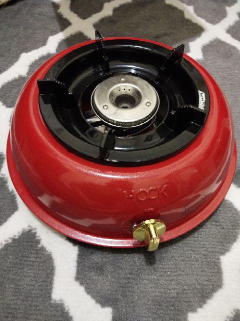 Hock Mutiara Deluxe 100md Kompor Gas 1 Tungku Si Api Biru - Warna Merah (paling Larisss)