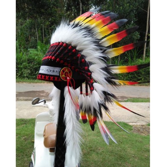 Topi indian  topi apache warbonet jerman style