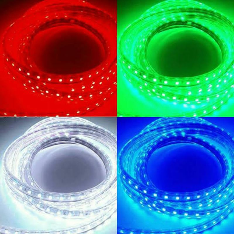 Lampu Strip Selang 5050 220V per Meter / Lampu Tik Tok Waterproof