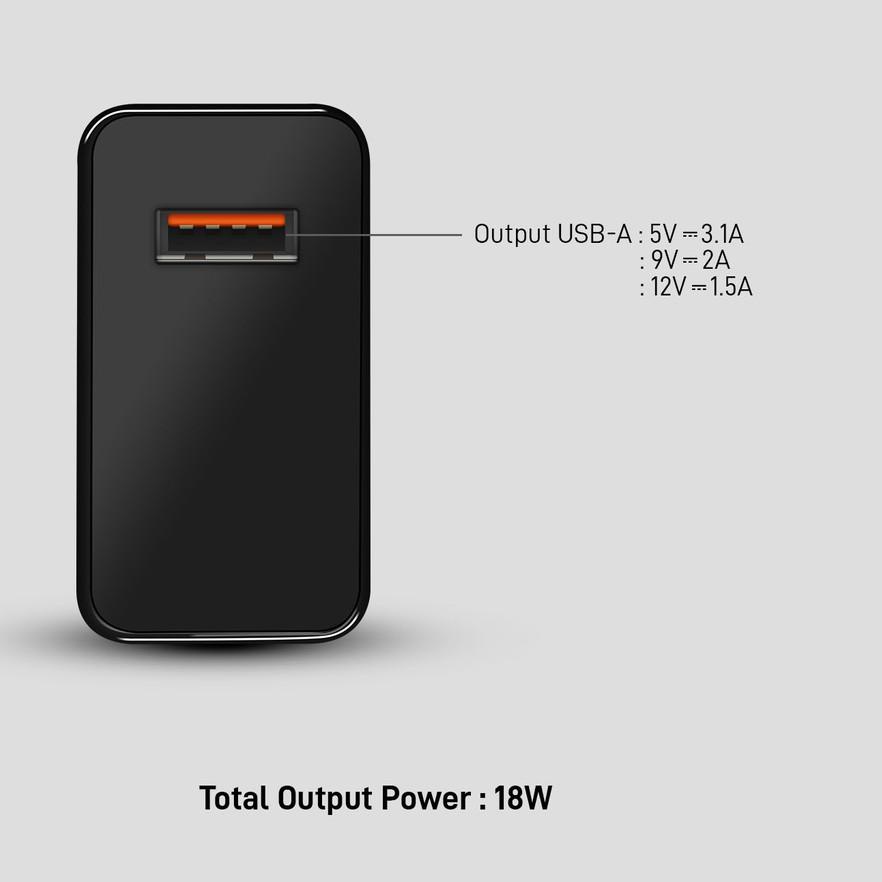 UNEED QuickPlug Wall Charger Quick Charge 3.0 Max 18watt – UCH411