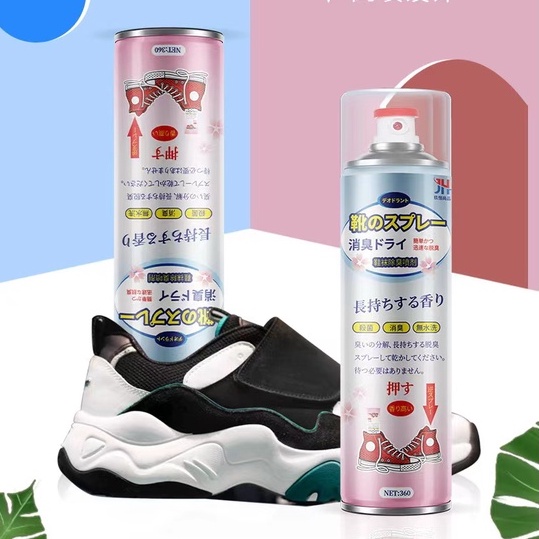 Spray Kilat Anti Bau Sepatu Penghilang Bau Sepatu Pewangi Sepatu 360Ml