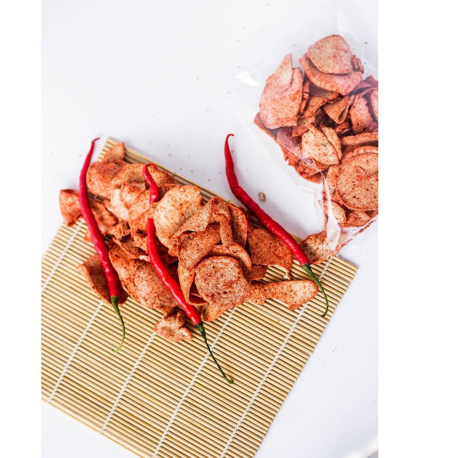 

[Terkece Se-RI] Basreng Pedas / Keripik Baso Goreng Cemilan Khas Bandung Enak Nikmat Kemasan 100gr M