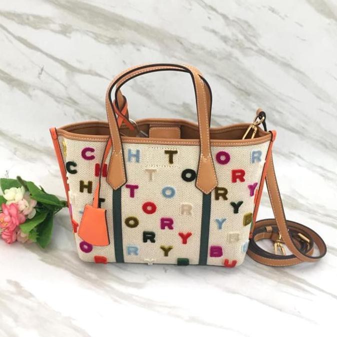 ✅ SUPPLIER TOTE BAG KULIAH✅ TORY BURCH PERRY FIL COUPE SMALL TRIPLE COMPARTMENT TOTE PROMO