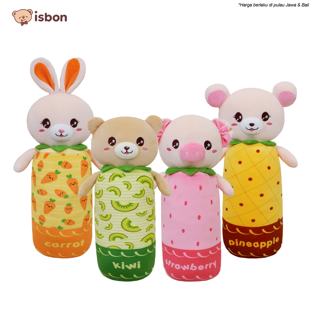 ISTANA BONEKA Guling Bolster Baby Mini Karakter Buah Buahan Bahan Halus Non Alergi Wajib Punya