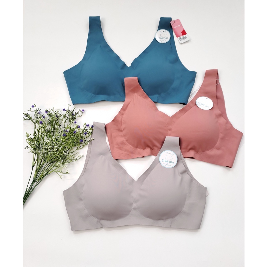 BRA TANPA KAWAT SEAMLESS SORELLA 02963 - BH BER-KAIT Tanpa Jahitan