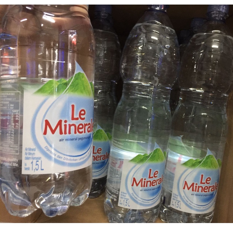 Le Minerale 1,5 Liter |Air Mineral Praktis - Varian Botol atau Dus