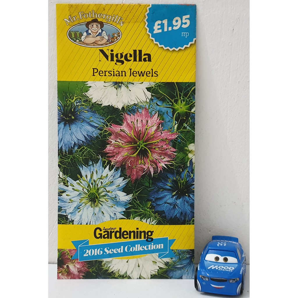 Benih Bunga Mr Fothergills Nigella Persian Jewels Pack Original UK