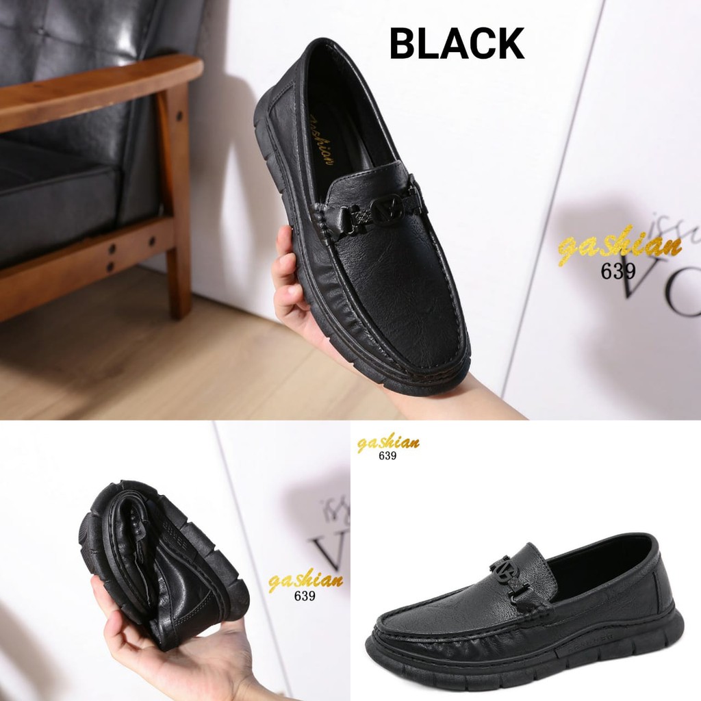 SEPATU LOAFERS PRIA KASUAL KULIT FASHION IMPORT # 639 #