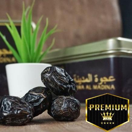 ₵ Kurma Ajwa AL Madinah / Kurma Ajwa Kaleng PREMIUM BPOM 1 kg ORIGINAL ↘