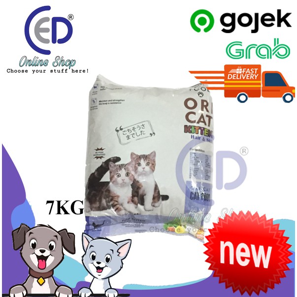 ORI CAT KITTEN FRESH PACK MAKANAN KUCING 800GR  7PCS  ( GOSEND &amp; GRAB )