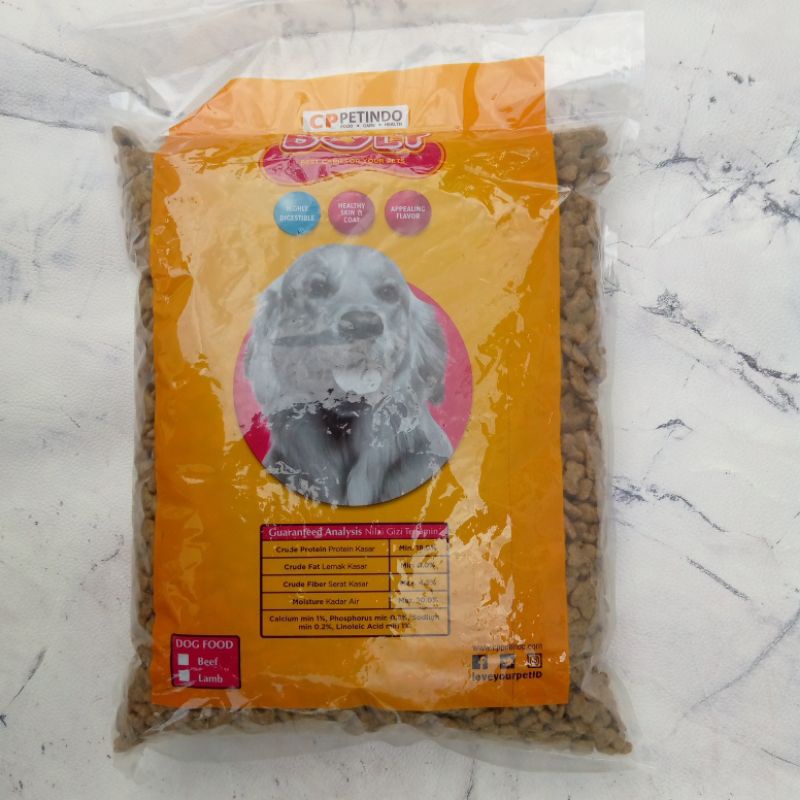BOLT DOG FOOD LAMB 1KG /Makanan Anjing Kering /Dog Food