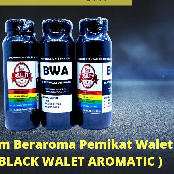 ♧ BWA, BLACK WALET AROMATIC, CAT HITAM KHUSUS RUMAH WALET, CAT PEMANCING & PEMIKAT WALET, BW 88, CPW