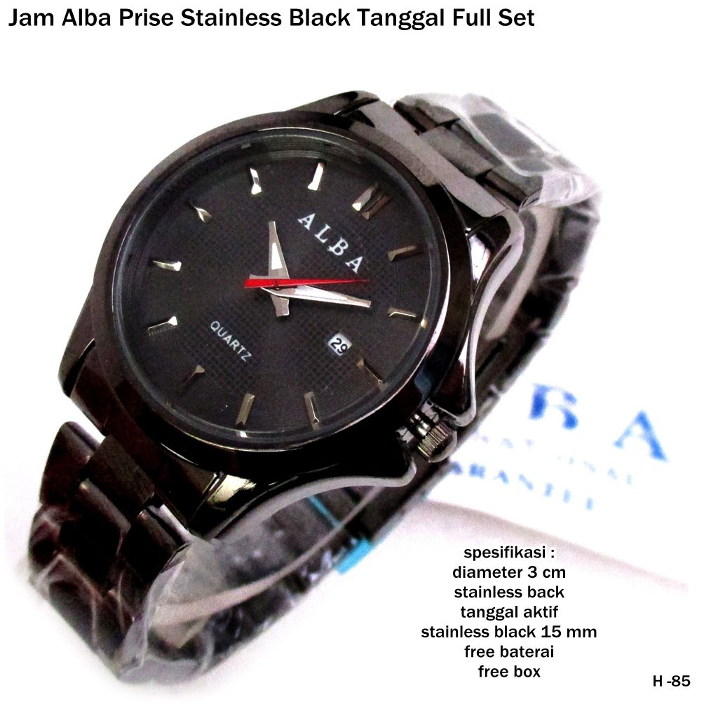 grosir jam tangan wanita alba Stainless tanggal