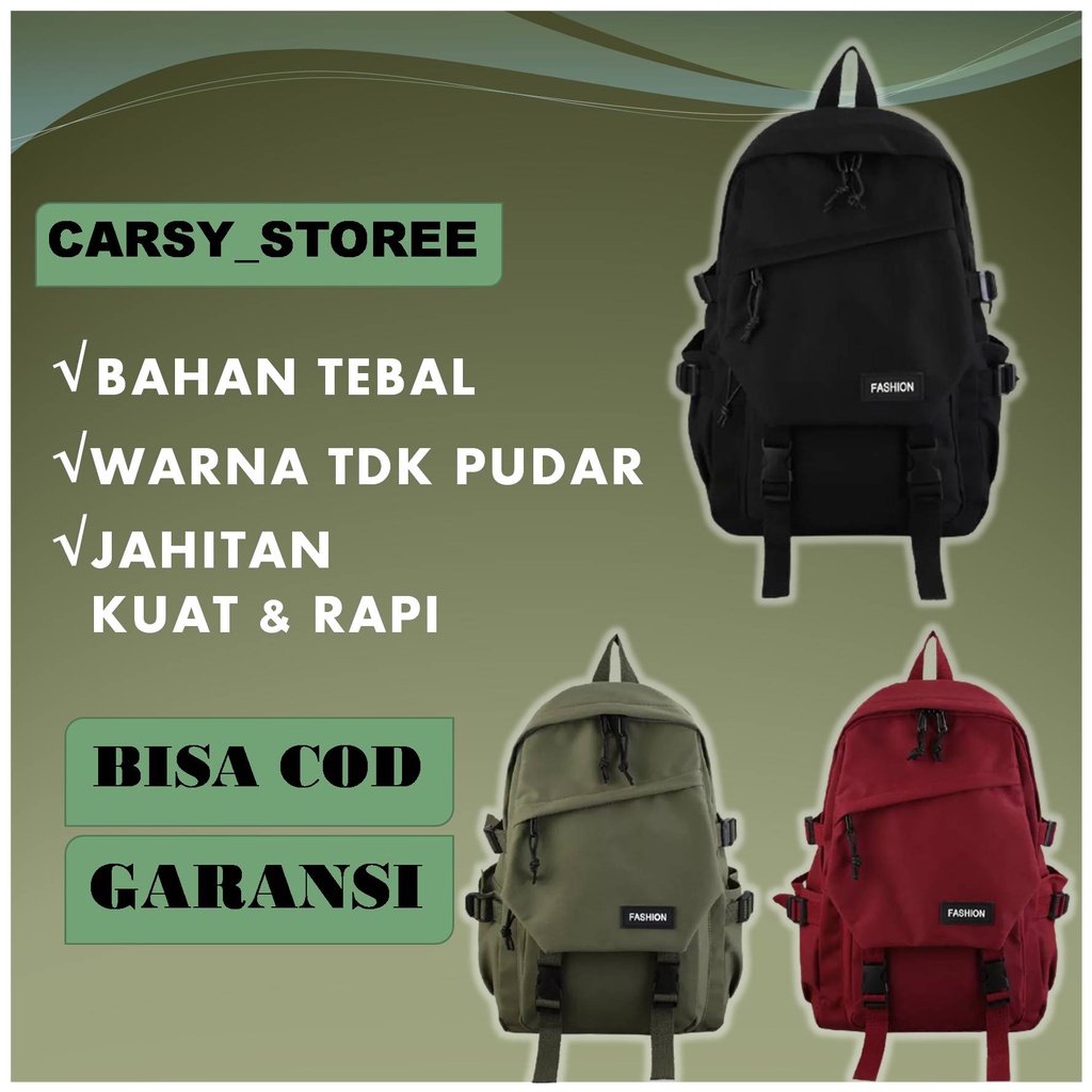 tas sekolah tas dewasa backpack sekolah backpack dewasa wanita pria Tas Ransel Batam Wanita Cantik I