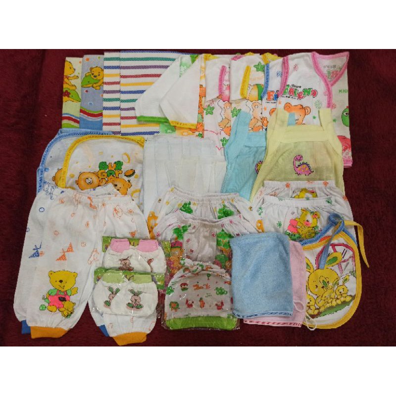 100rb Paket Hemat Perlengkapan Melahirkan Bayi Baru Lahir Paket newborn baby boy girl paket komplit baju bayi tabur animal 18 pcs 27