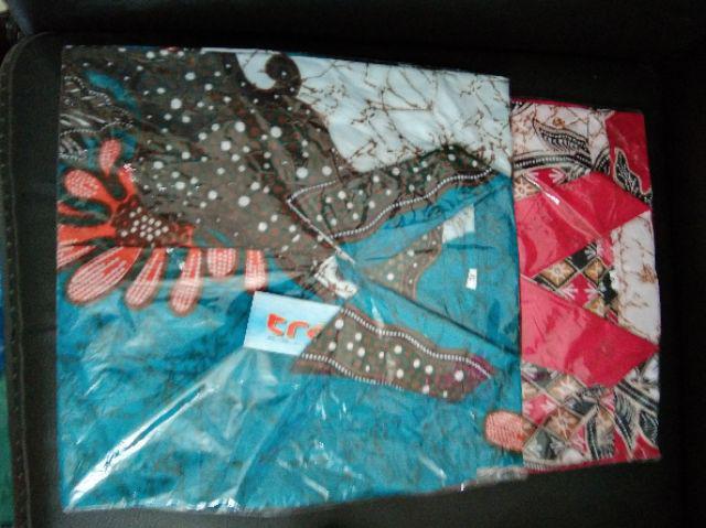Kemeja Batik Lengan Pendek Blarak Biru M.l.xl