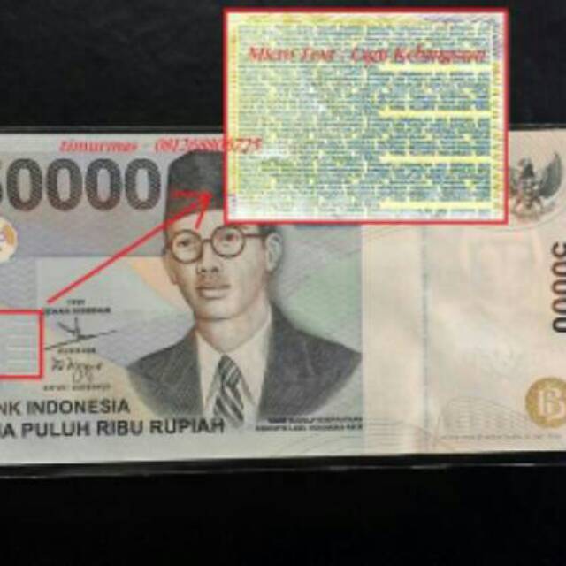 Uang Kuno Uang Lama Uang Mahar ASLI Rp 50.000 WR Soepratman 1999