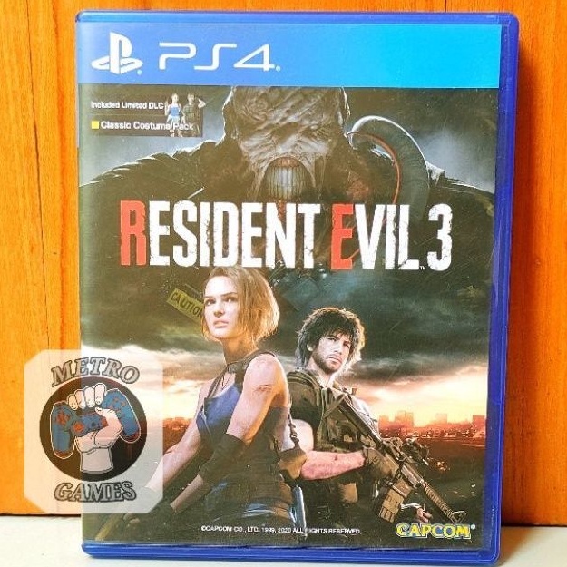 Resident Evil 3 Remake PS4 Kaset Residentevil III Residen Re3 RE iii CD BD Game Games Playstation PS 4 5 Reg 3 game 2 8 7 village Residentevil residenevil Region 3 Asia Reg Game Ps4 Ps5