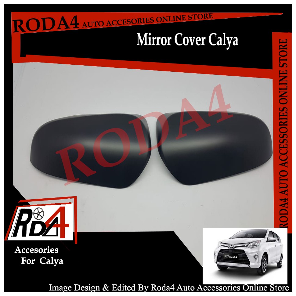 Cover Spion Mirror Cover Hitam Dof Black Doff Edition Calya