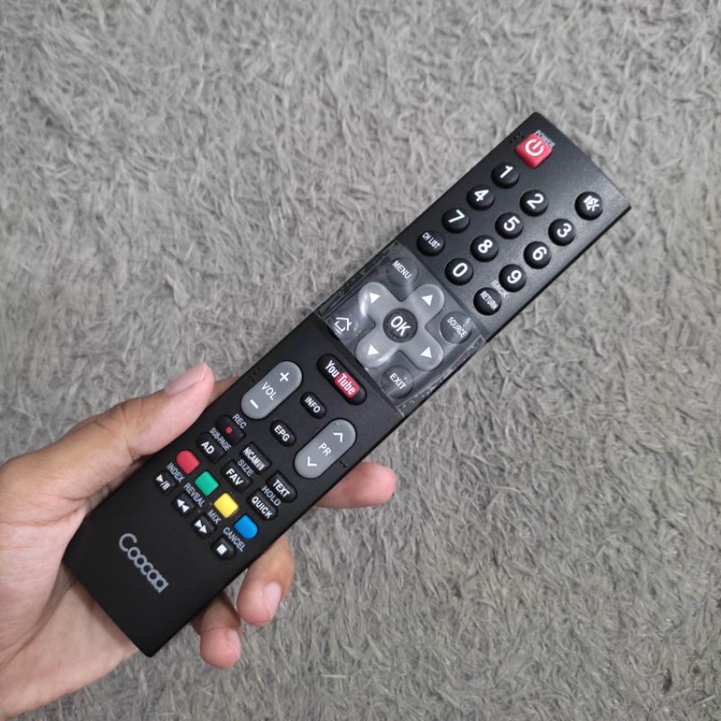 Remot COOCAA Smart TV Terbaru Dengan Youtube 100% Original - Remot COOCAA - Remot COOCAA Smart TV