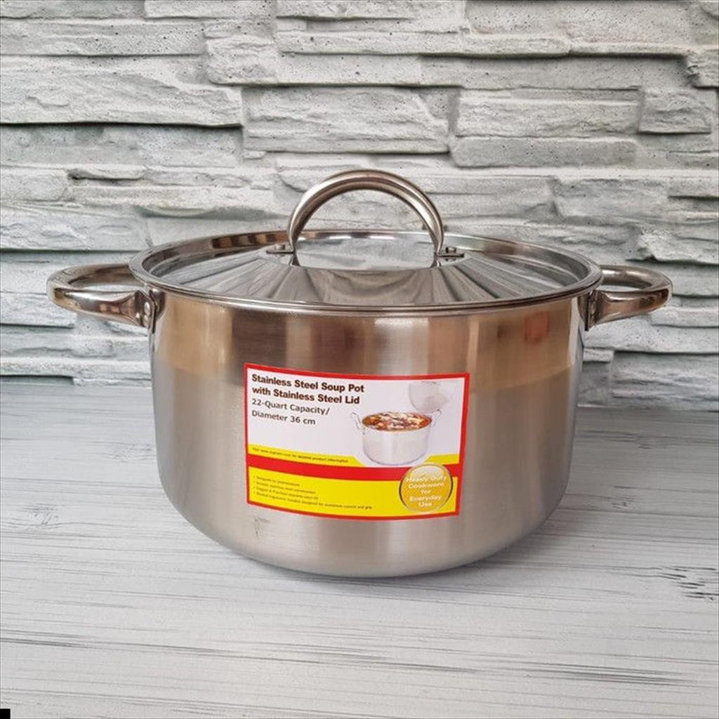 Panci soup 10qt/28cm/panci stainless steel/soup pot 28 cm/10qt supra tanpa tutup hanya panci