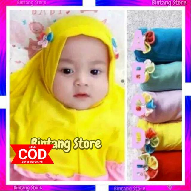 Kerudung Bayi 0 6 Bulan Up 2 Th Bunga 2 Hijab Bayi Jilbab Anak Bayi Jilbab Bayi Perempuan 0 6 Bulan