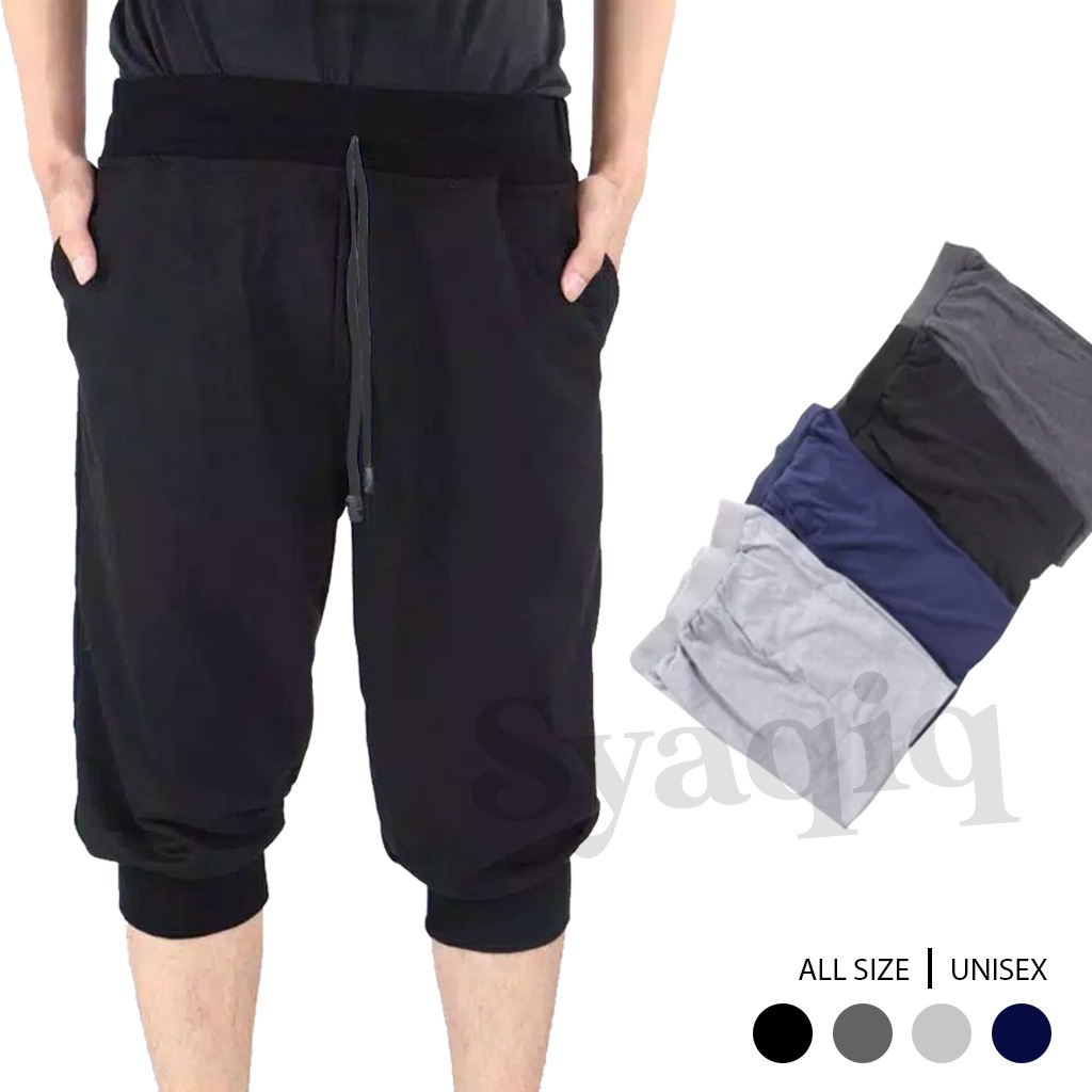 Promo Terbaru Jogger Pants 3/4 Celana Jogger Olahraga Training Gym Lari Badminton Jalan Santai