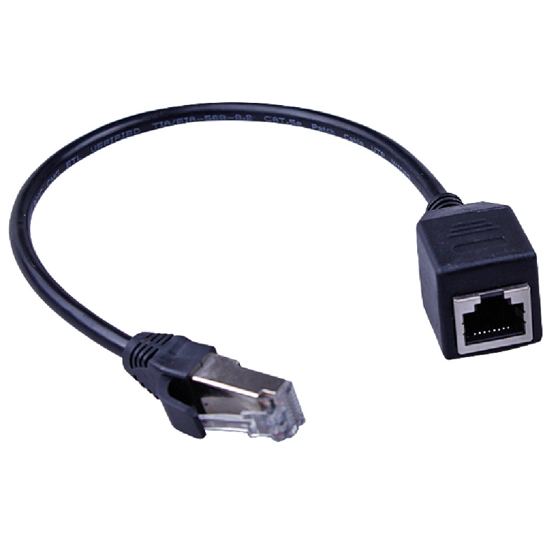 Btsg RJ45 Cat6 Extension Patch Cable Extender Lan Male To Female Cord Untuk Router Modem Untuk Smart TV PC Komputer Lapto