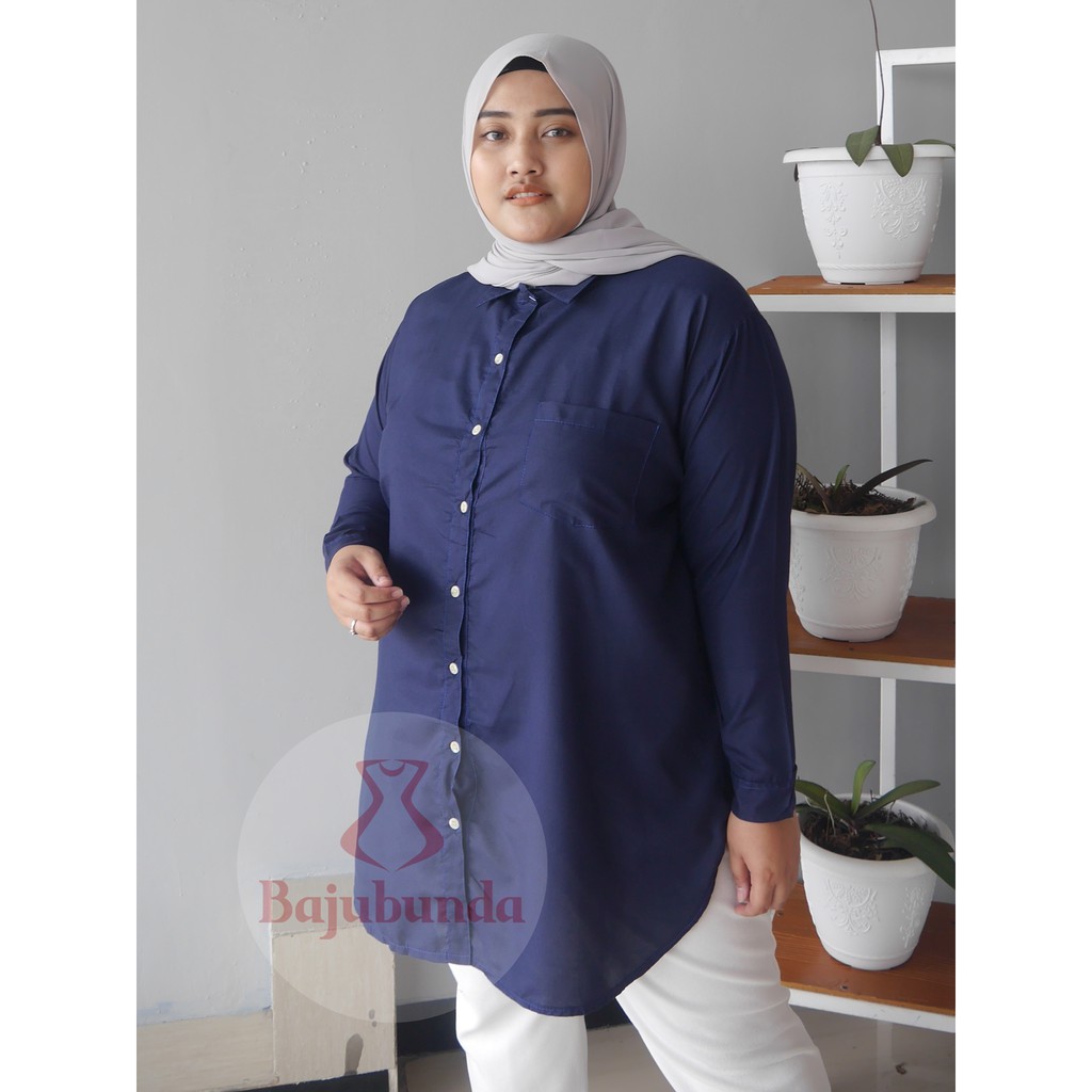 LD 130 TUNIK JUMBO BAJU BIG SIZE WANITA SALSA