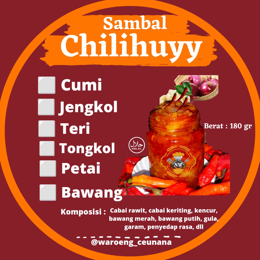

Sambal chilihuyy