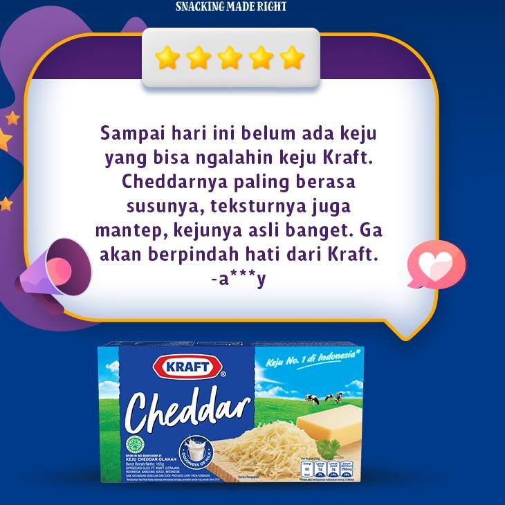 

Kraft Keju Cheddar Box 165g Untuk Kue dan Burger 민