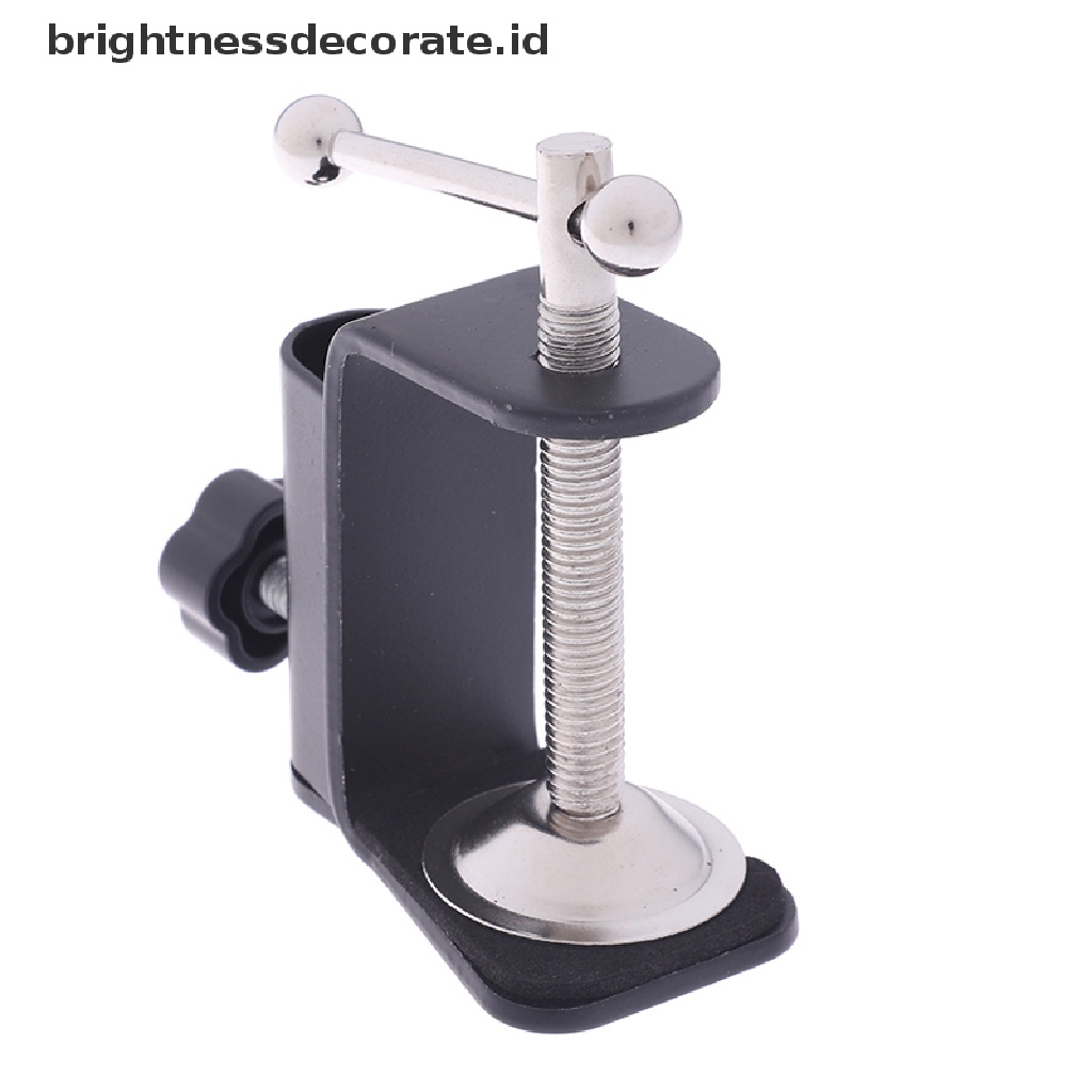 [birth] 1Pc Cantilever Bracket Clamp Holder Metal Desk Lamp Clip Fittings Base Hose [ID]