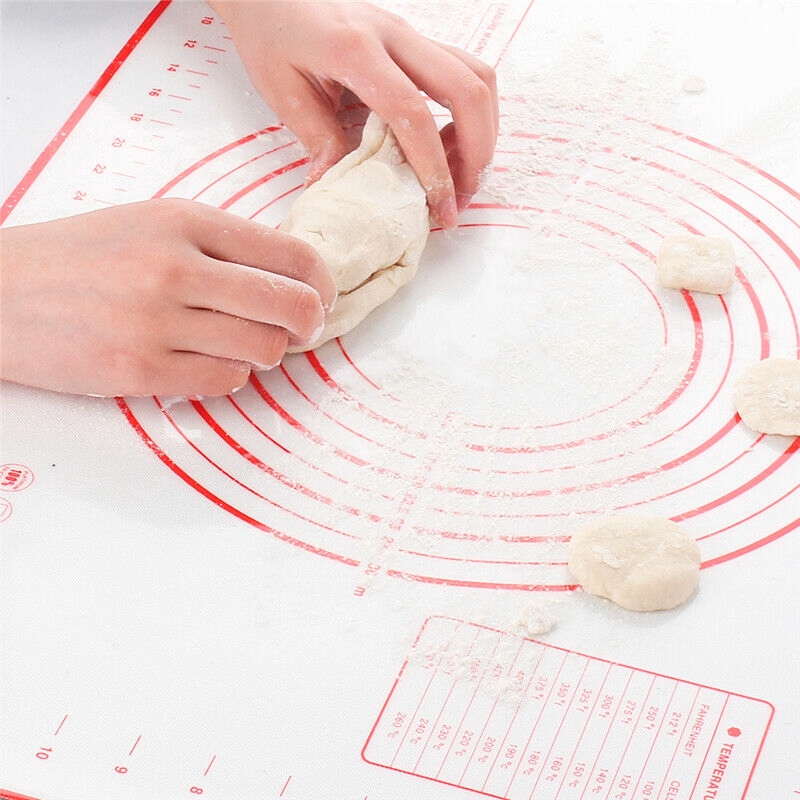 Non-Stick Silicone Baking Rolling Mat,Cookie Rolling Pad With Measurement,Bakeware Cooking Tools