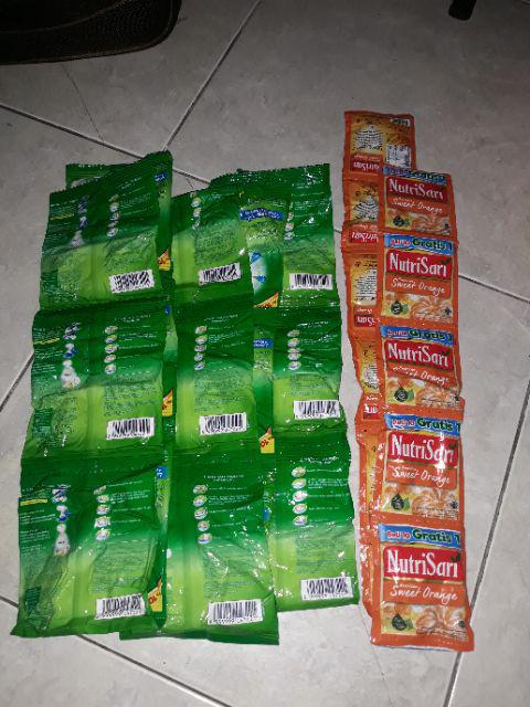 Rinso 44g 44gr 44 G Gr Gram 1 Renceng 6 Sachet Pcs 1000 1 Dus