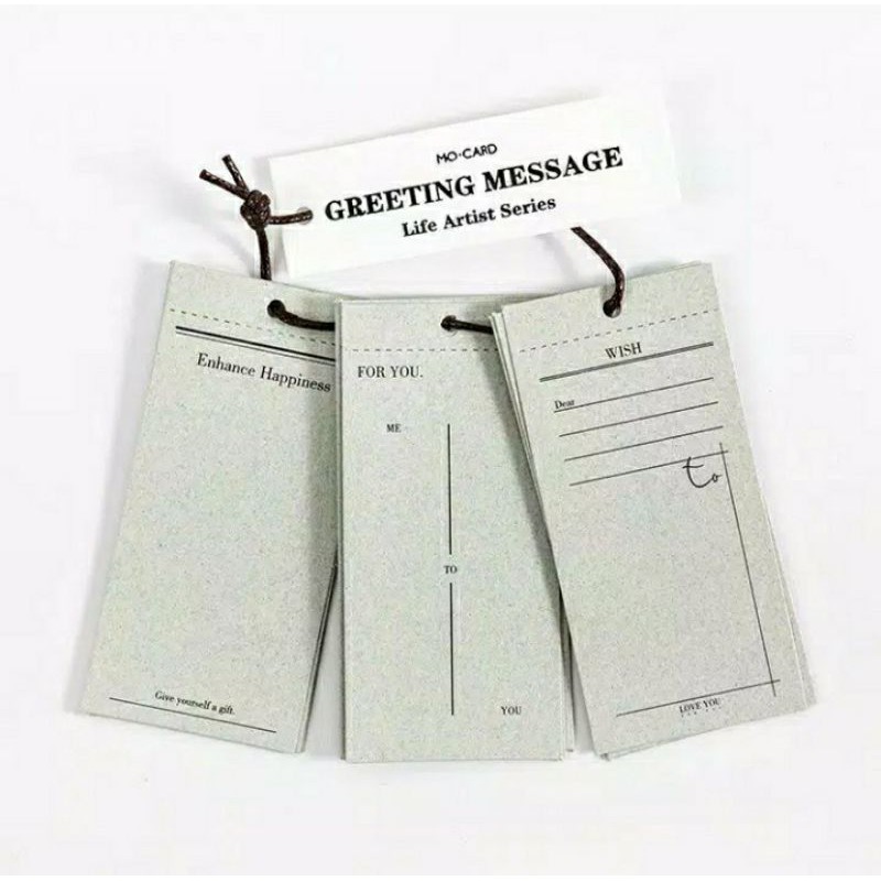 

GREETINGS MESSAGE KARTU