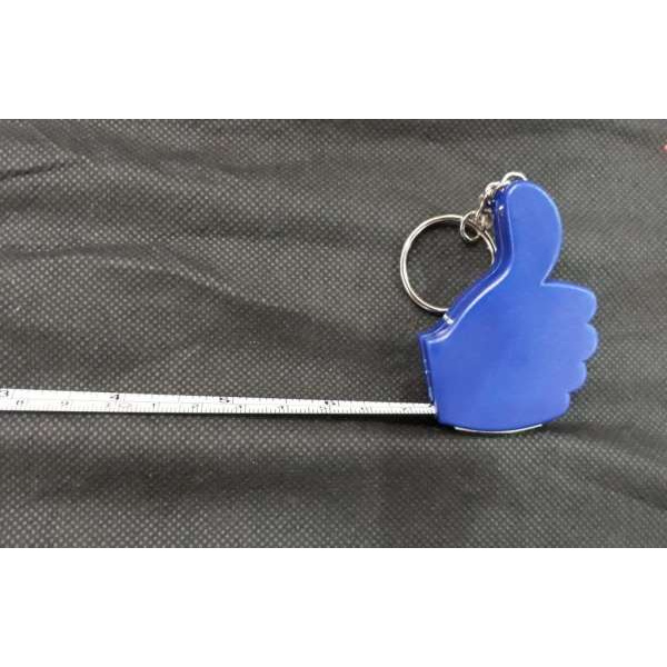 Gantungan Kunci Meteran Jempol Keychain Jempol Key Chain Alat Pengukur 1 Meter Multifungsi Souvenir