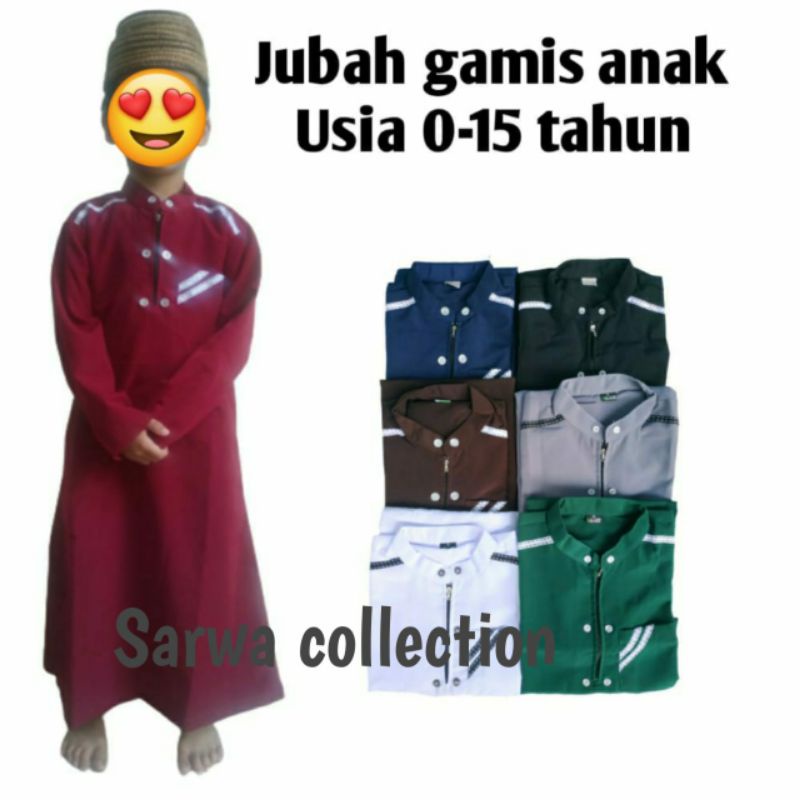 jubah anak laki laki/gamis anak cowok/baju gamis anak laki laki/baju jubah anak laki laki